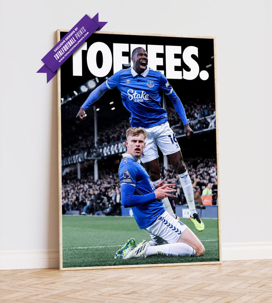 Everton 'Toffees.' Poster