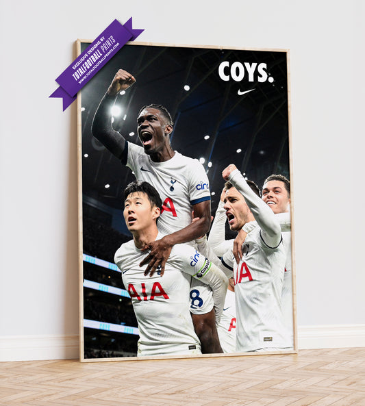 Tottenham Hotspur 'COYS' Poster