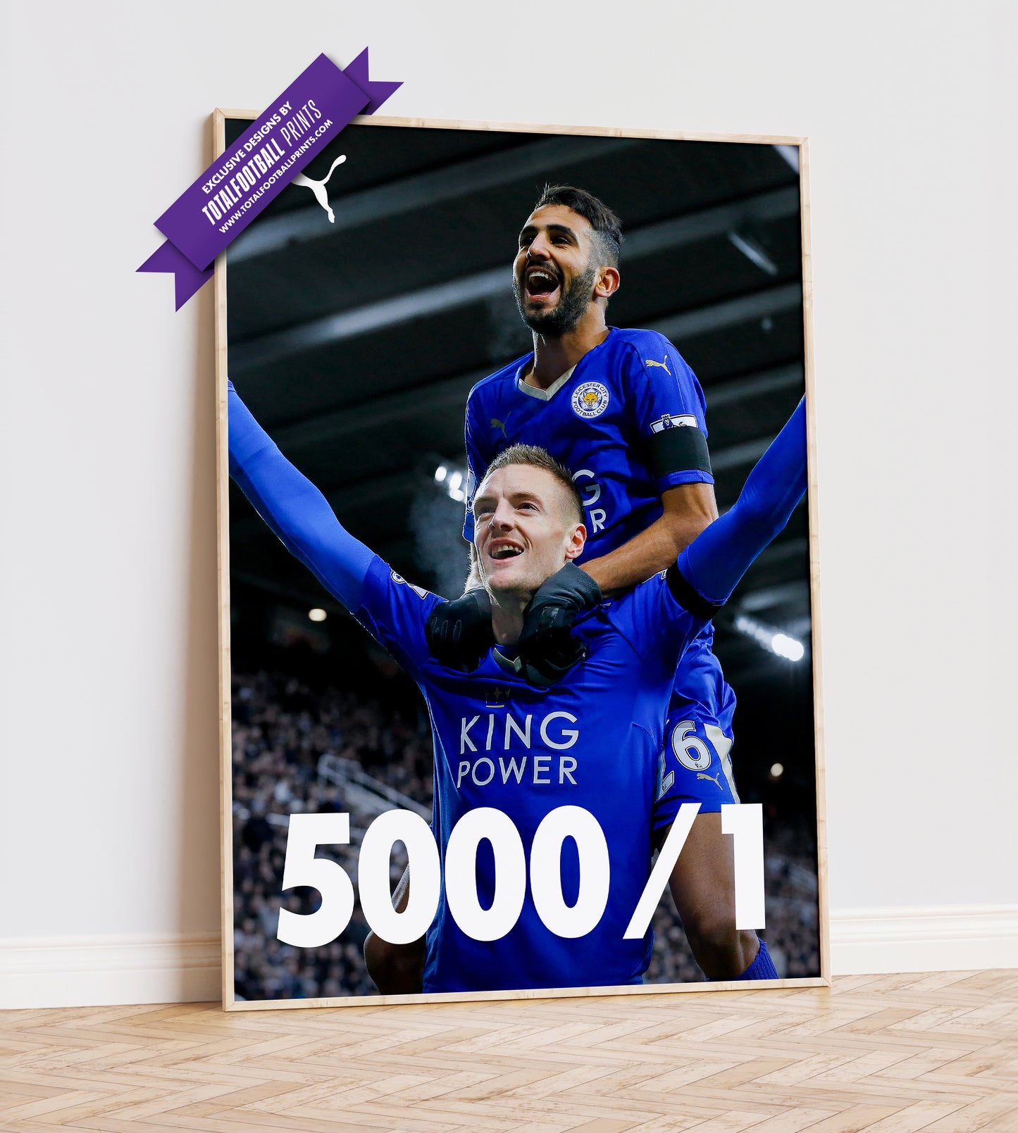 Jamie Vardy '5000/1' Poster