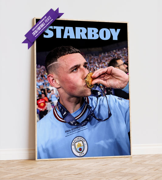 Phil Foden 'Starboy' Poster