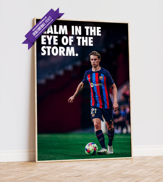 Frenkie de Jong 'Storm' Poster