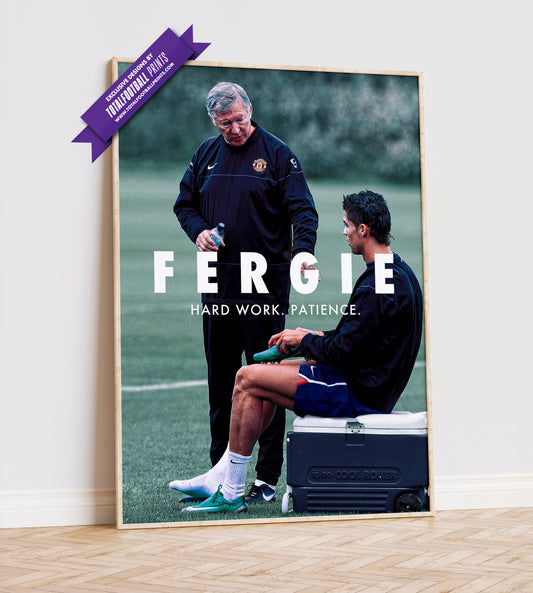 Fergie 'Hard Work. Patience.' Poster