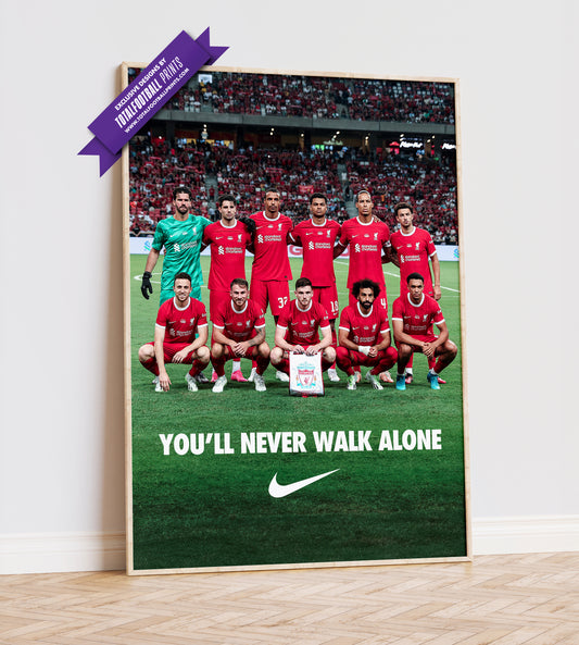 Liverpool Team 'YNWA' Poster