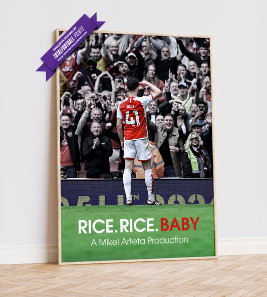 Declan Rice 'Rice.Rice.Baby' Poster