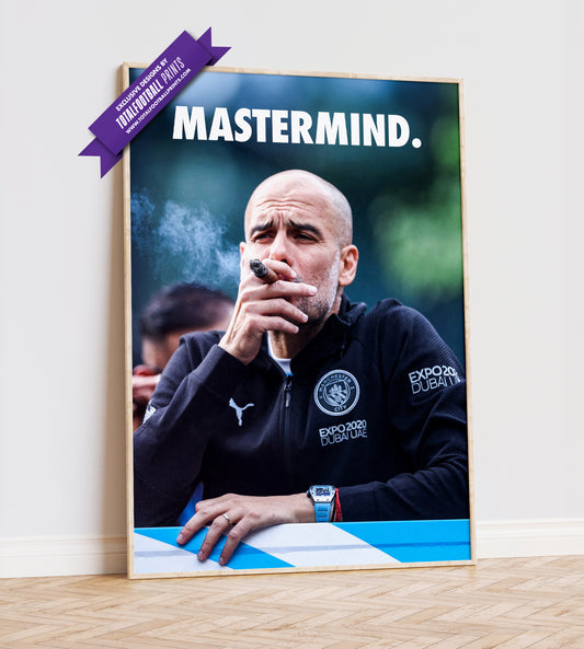 Pep Guardiola 'Mastermind' Poster