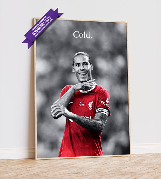 Virgil van Dijk 'Cold' Poster