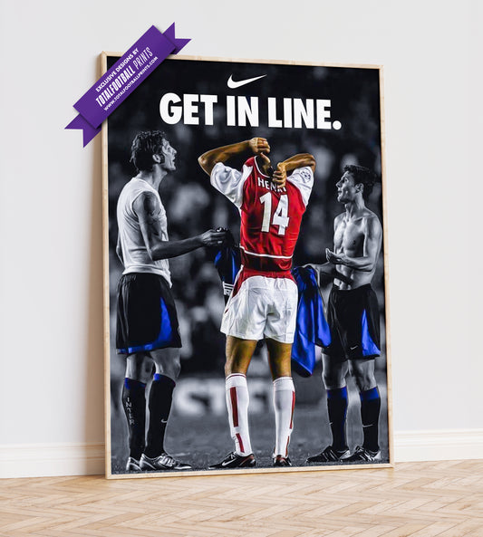 Thierry Henry 'Get In Line' Poster