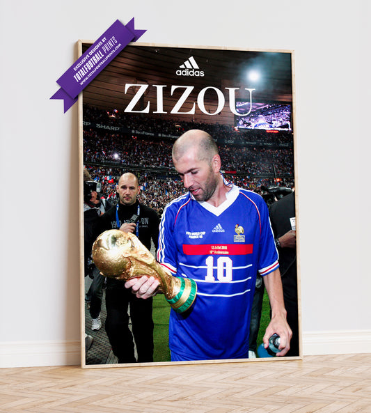 Zinedine Zidane 'Zizou' Poster