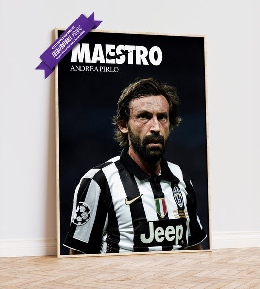 Andrea Pirlo 'Maestro' Poster