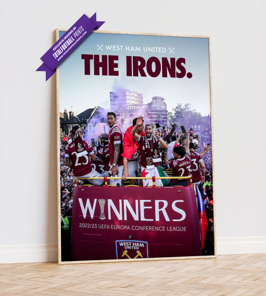 West Ham United ' The Irons' Poster