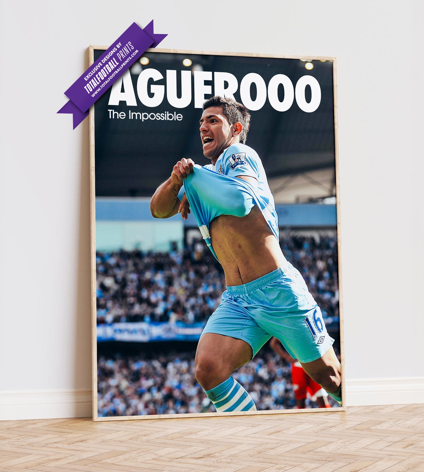 Sergio Aguero 'Aguerooo' Poster