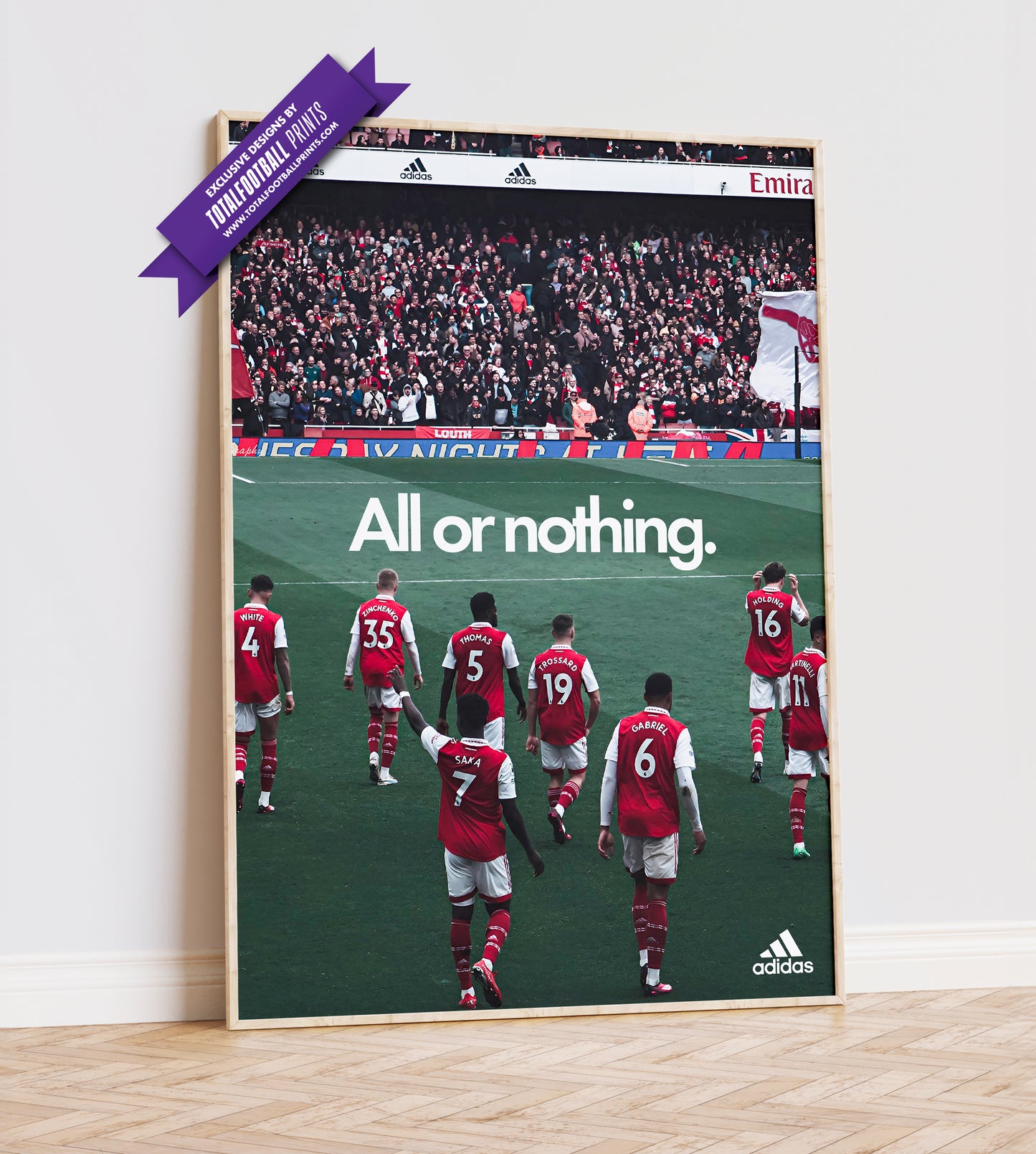 Arsenal 'All Or Nothing' Poster