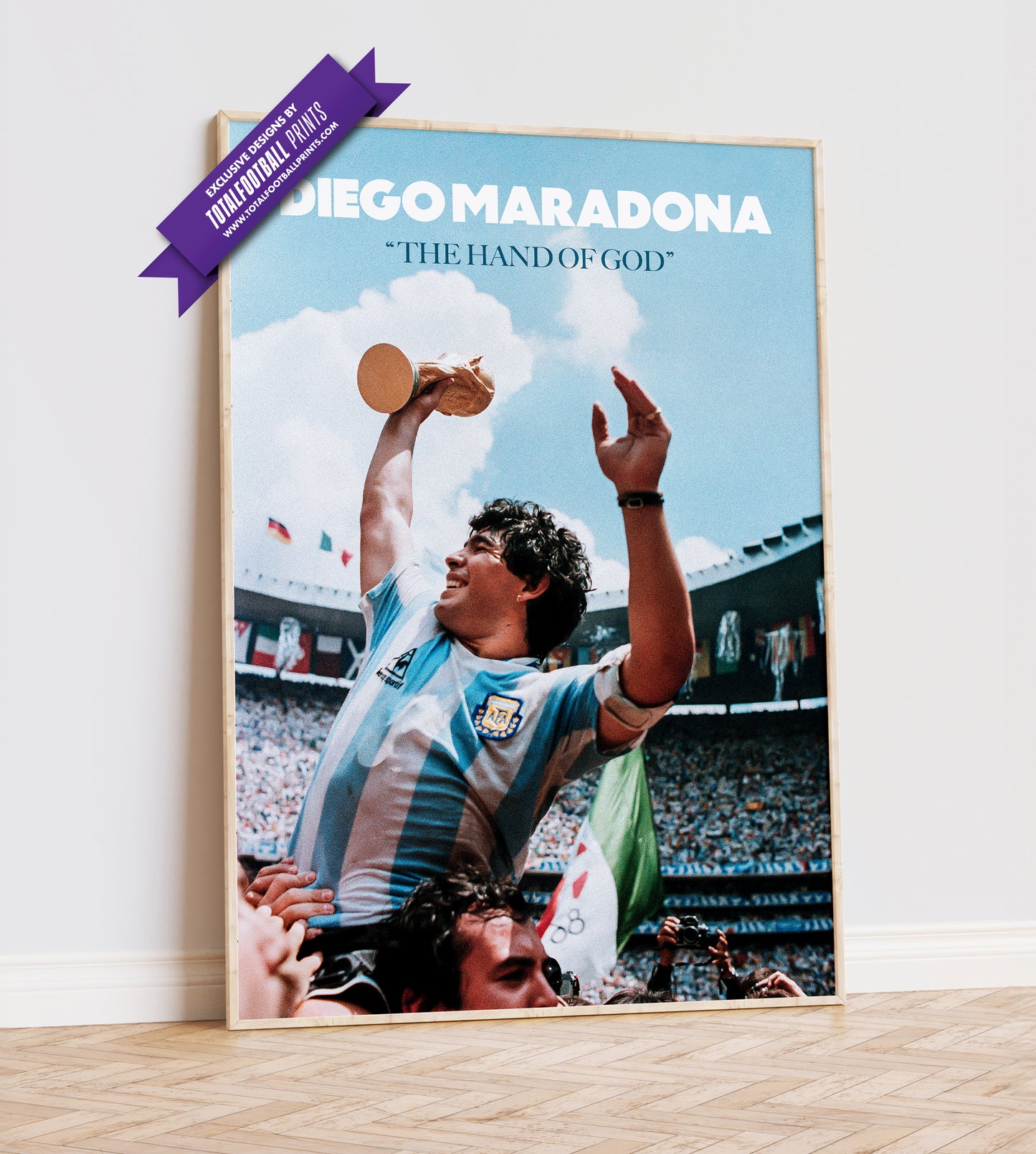 Diego Maradona 'Hand Of God' Poster