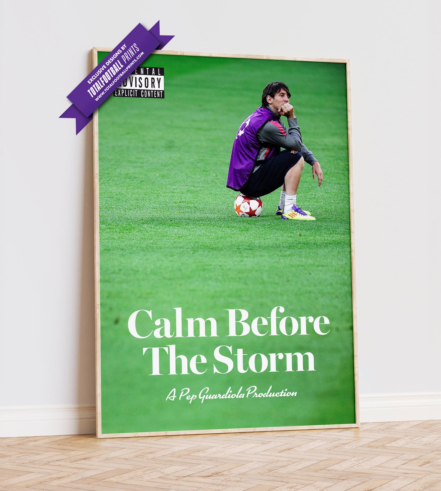 Lionel Messi 'Calm Before The Storm' Poster