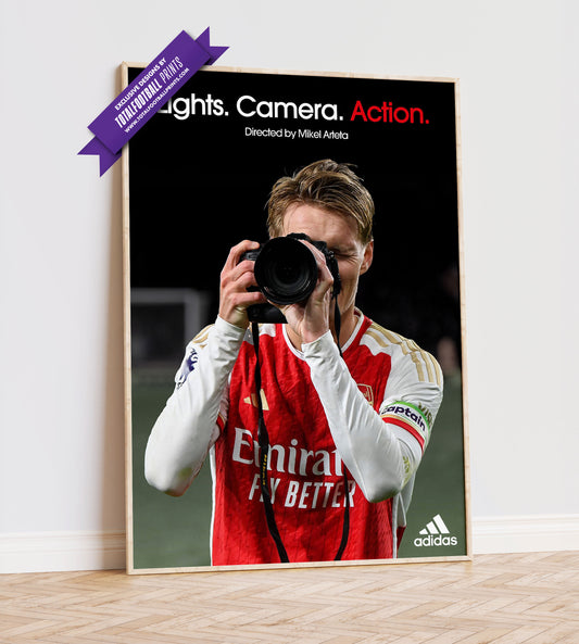 Martin Odegaard 'Action' Poster