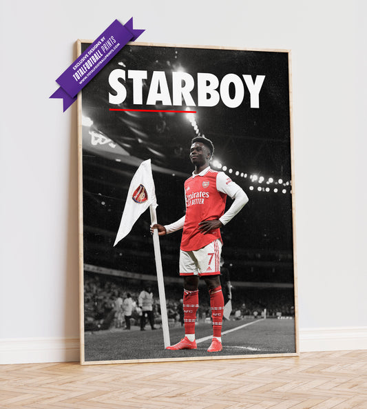 Bukayo Saka 'Starboy' Poster