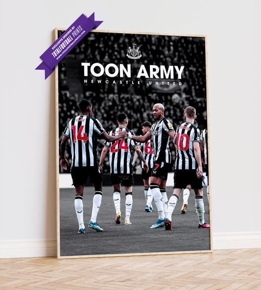 Newcastle United 'Toon Army' Poster