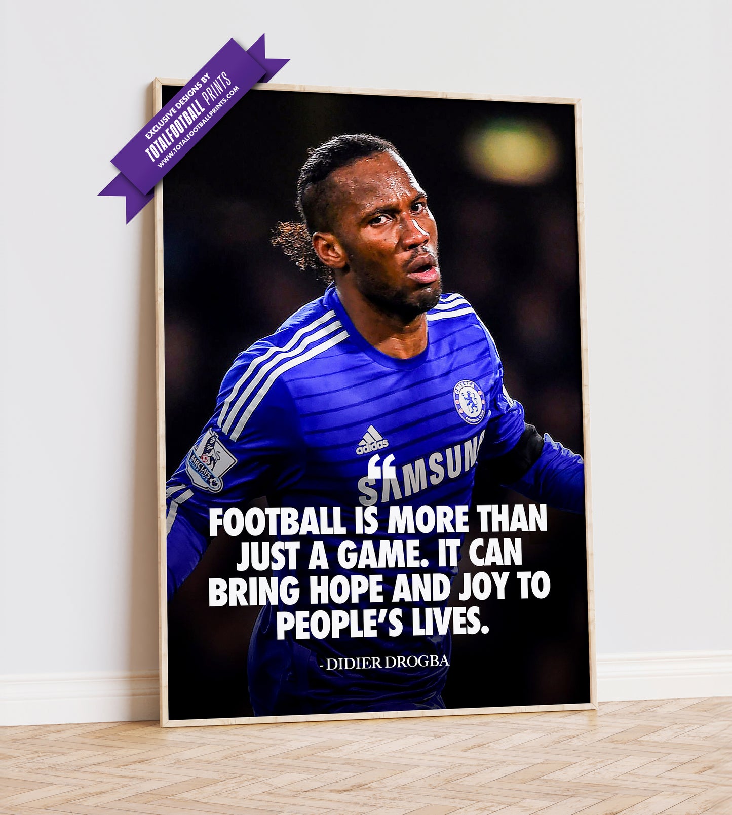 Didier Drogba Quote Poster