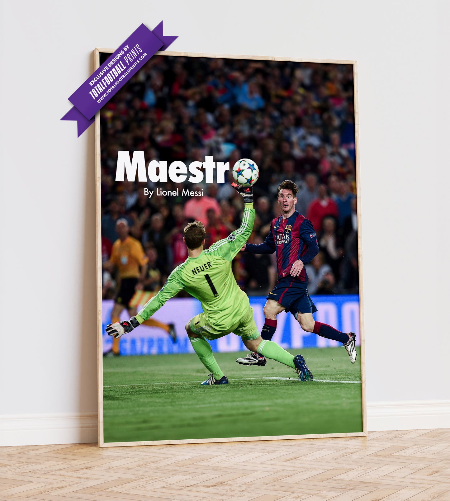 Lionel Messi 'Maestro' Poster