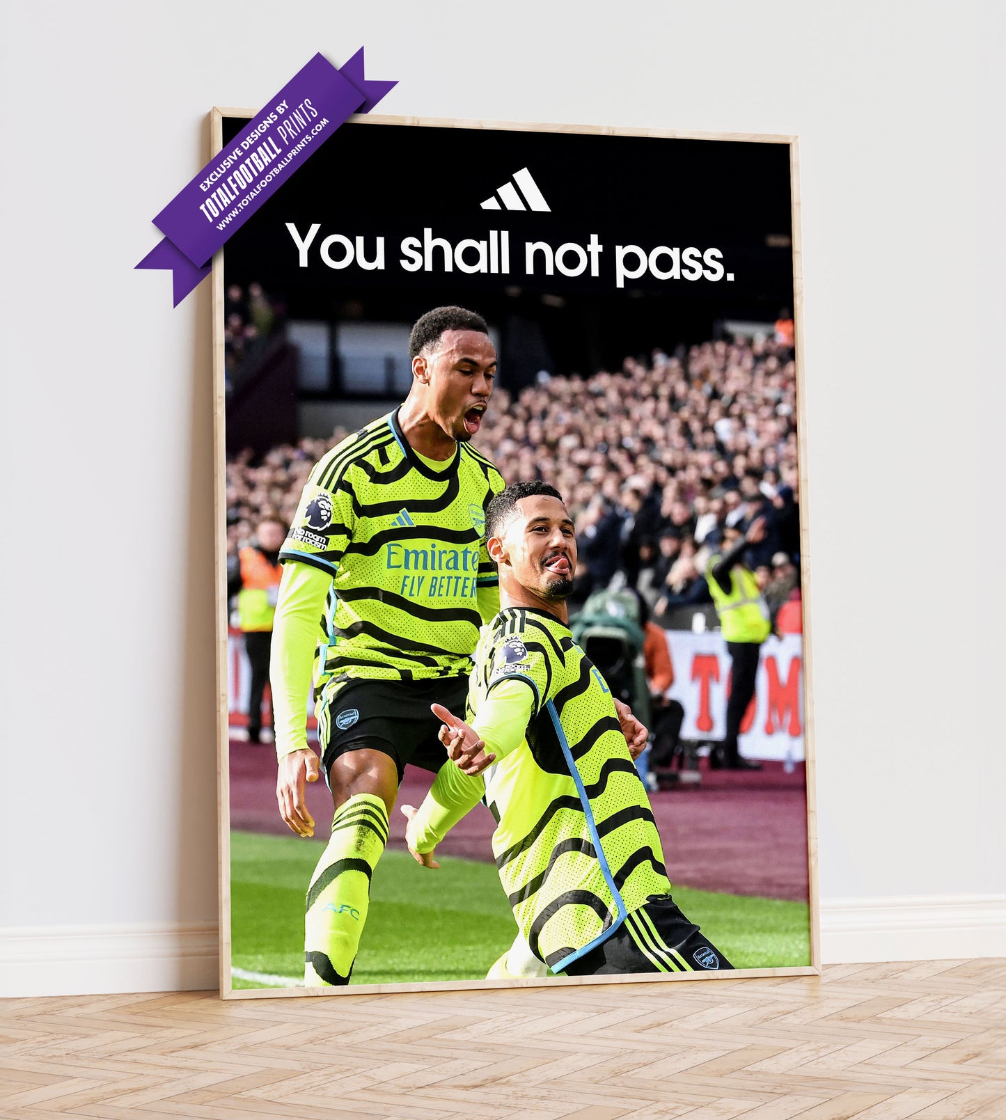 Gabriel & Saliba 'You Shall Not Pass' Poster