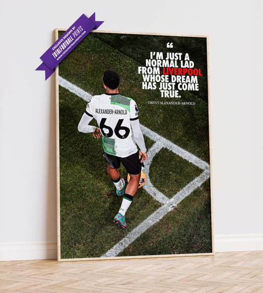 Trent Alexander-Arnold Quote Poster