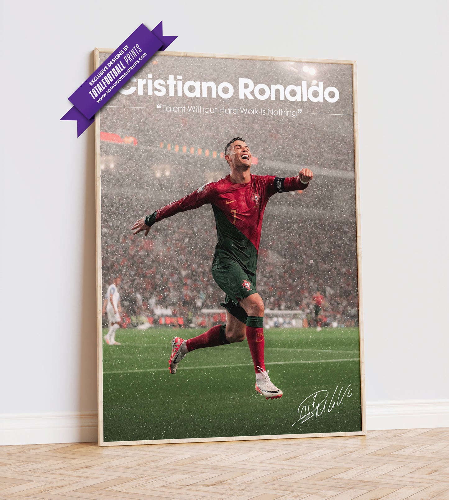 Cristiano Ronaldo 'Hard Work' Poster