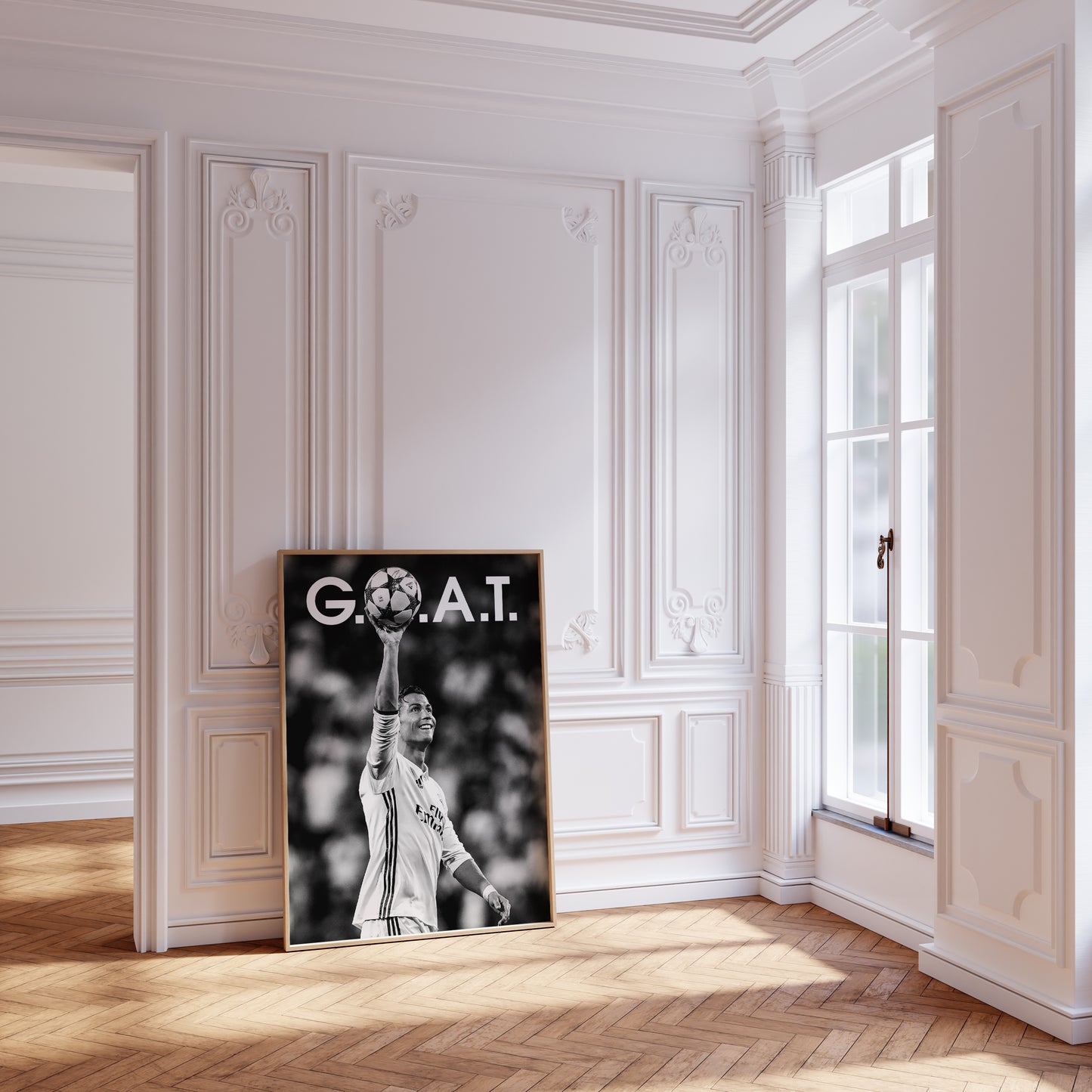 Cristiano Ronaldo 'GOAT' Poster