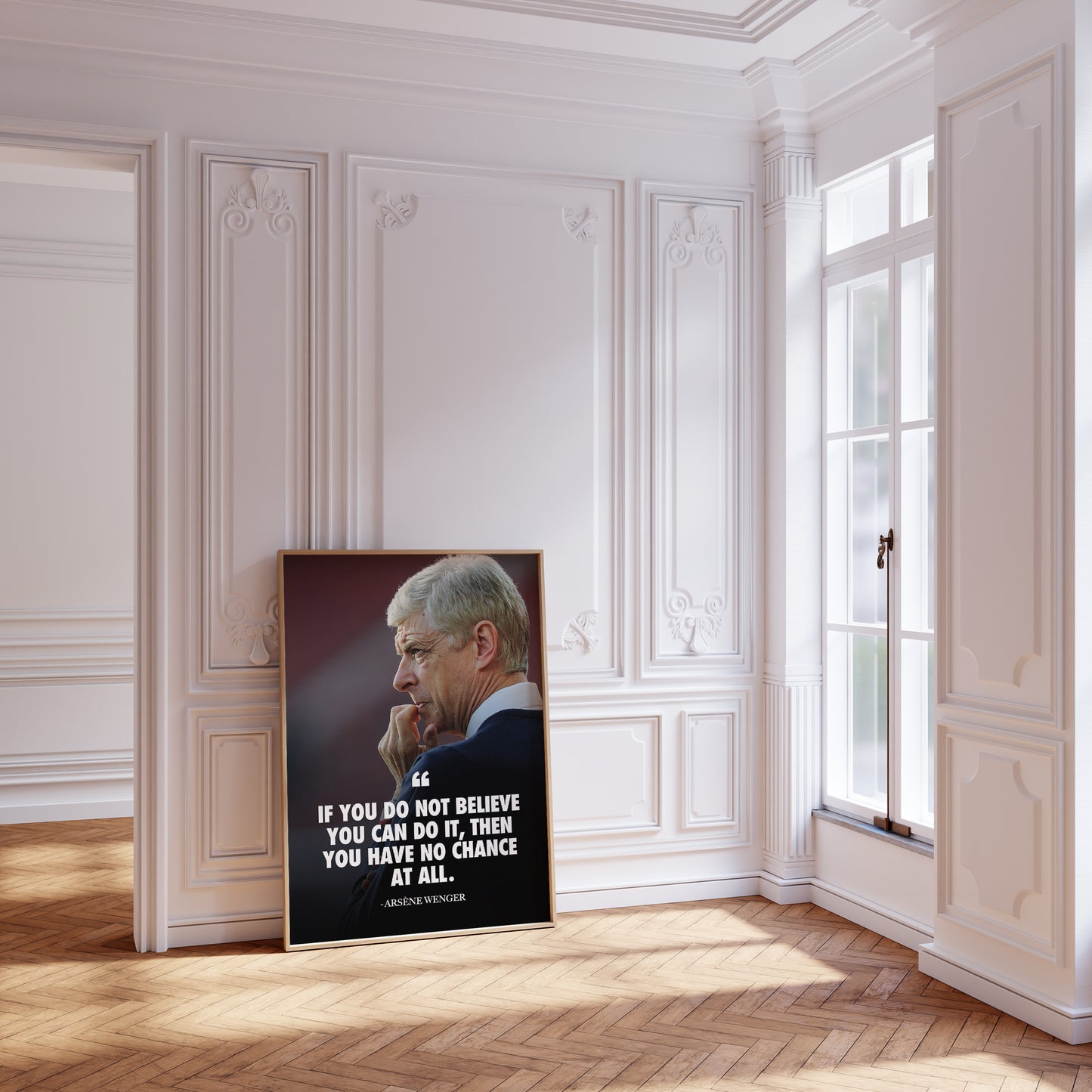 Arsène Wenger Quote Poster