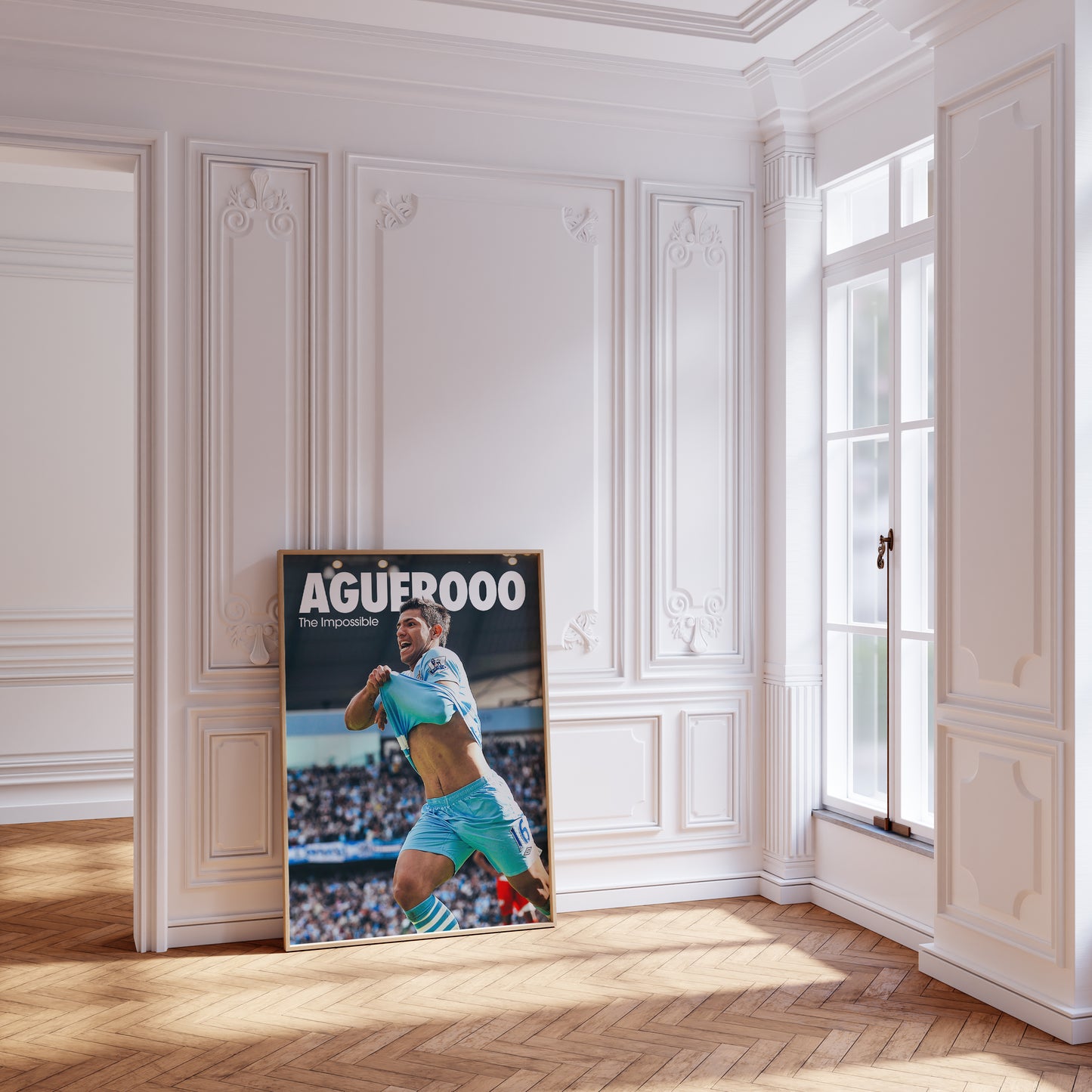 Sergio Aguero 'Aguerooo' Poster