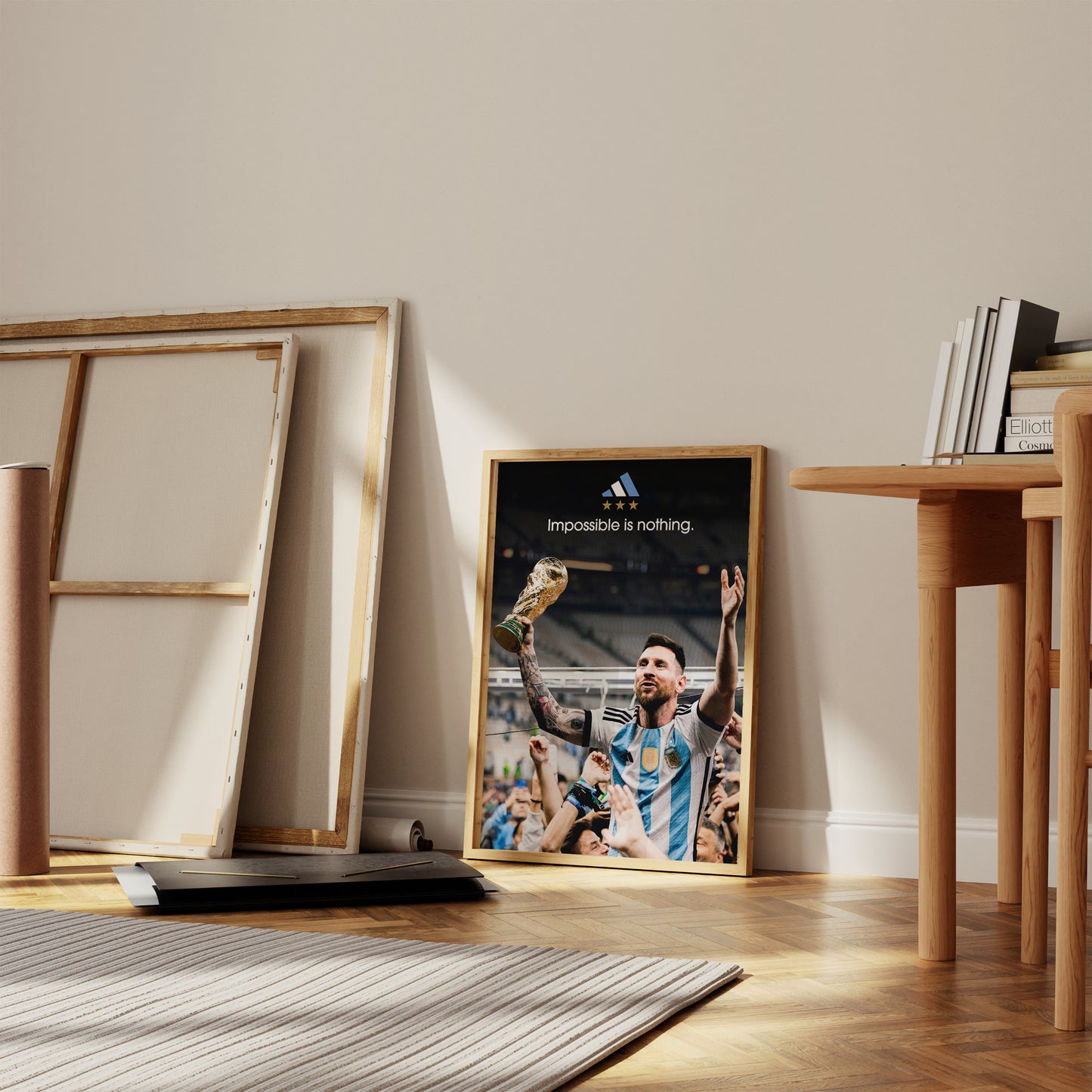 Lionel Messi 'Impossible is nothing' Poster