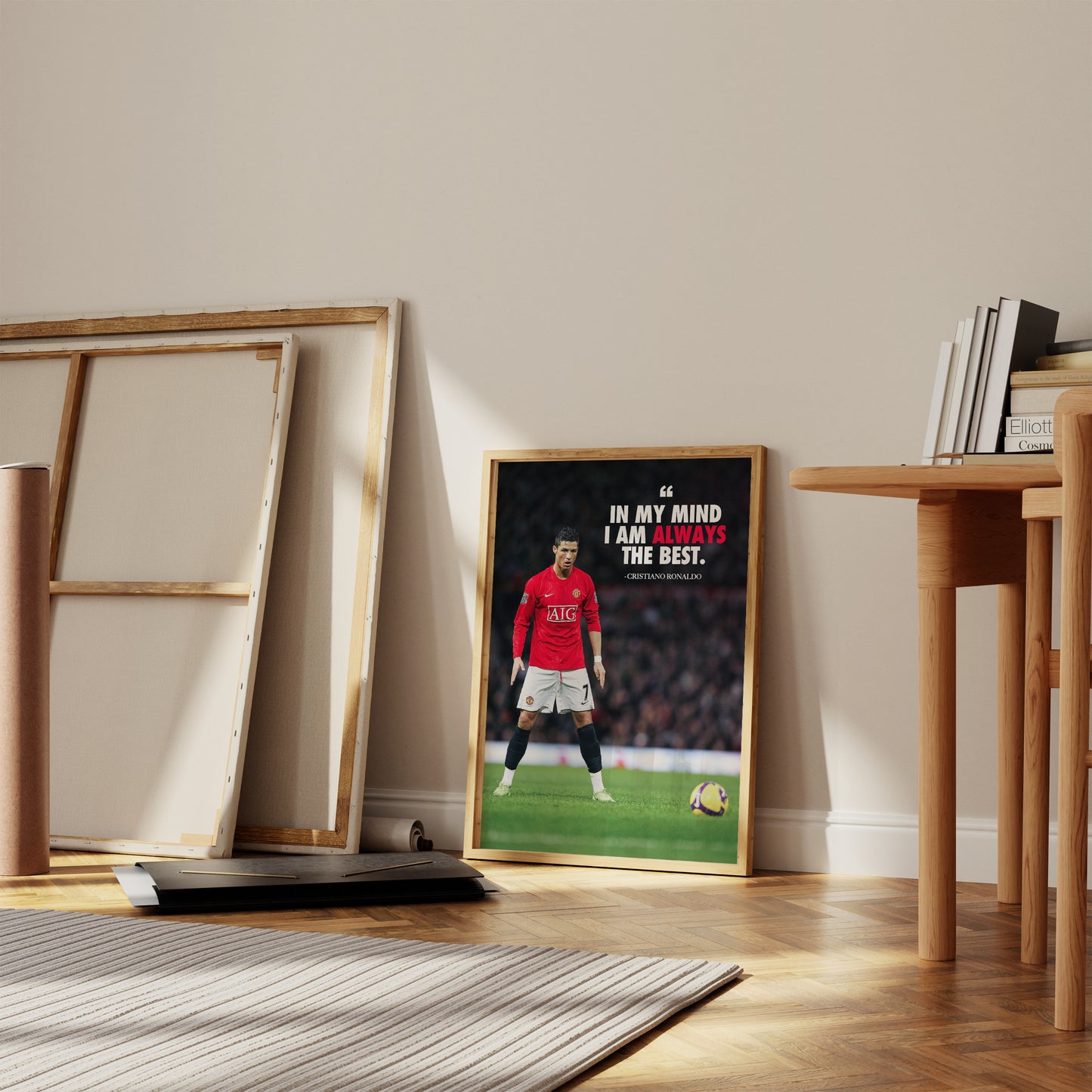 Cristiano Ronaldo Quote Poster