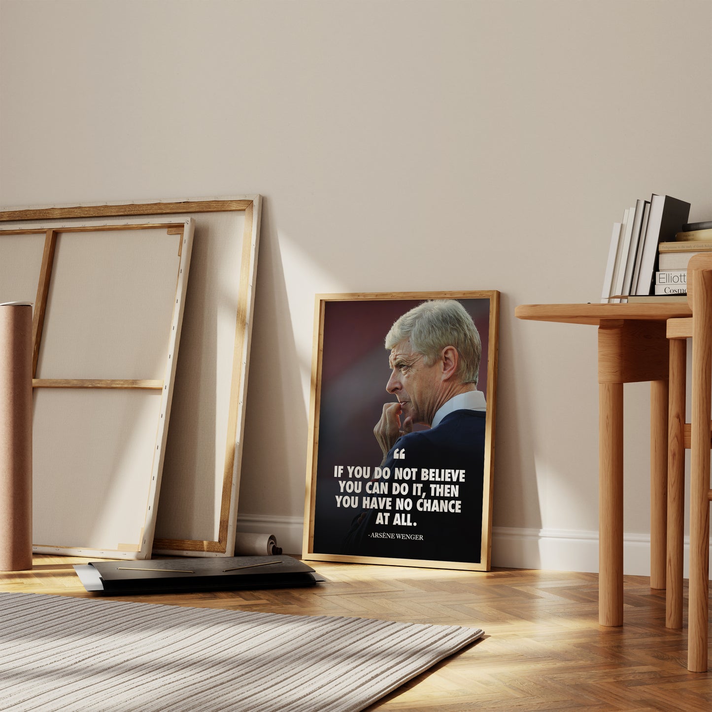 Arsène Wenger Quote Poster