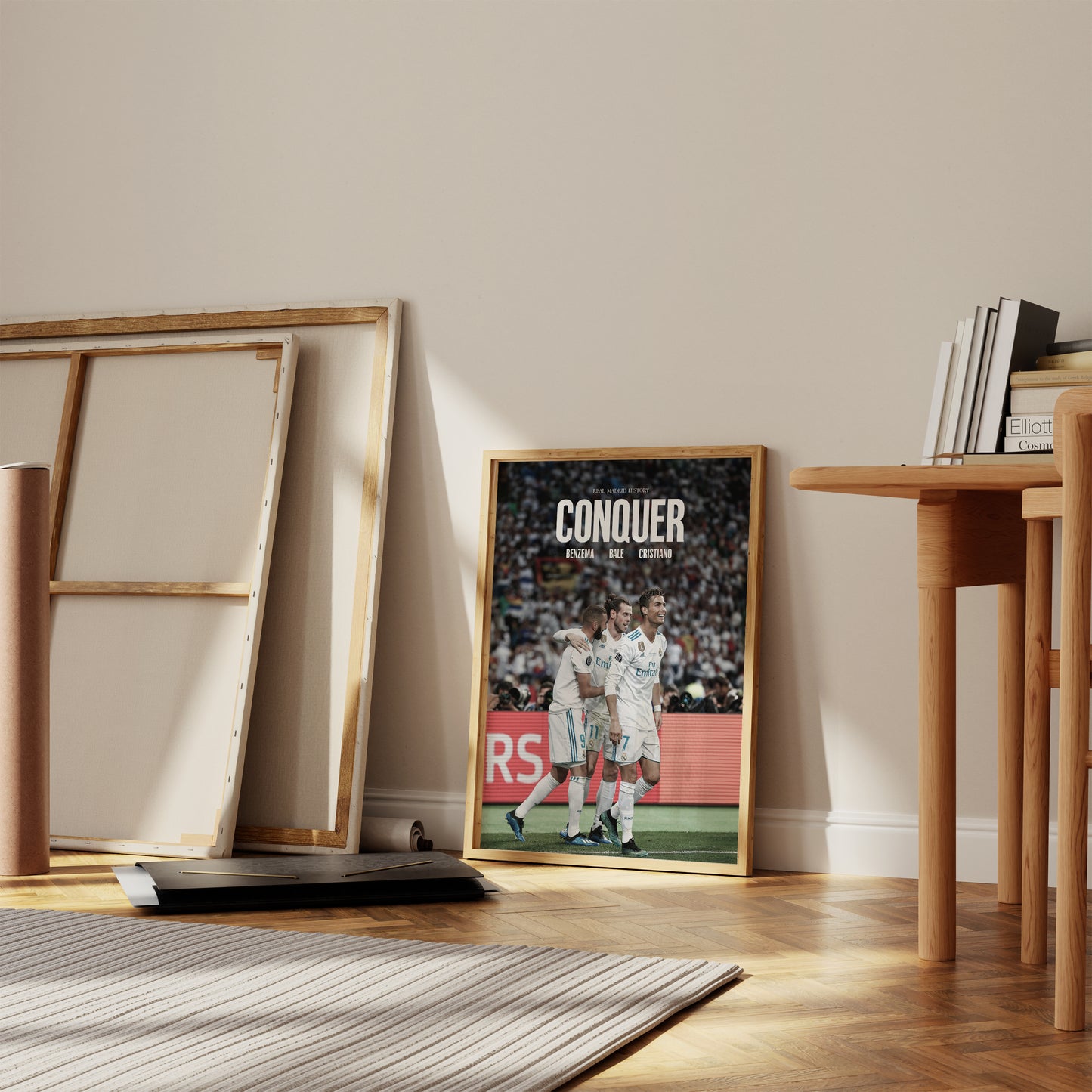 Benzema, Bale and Cristiano 'Conquer' Poster