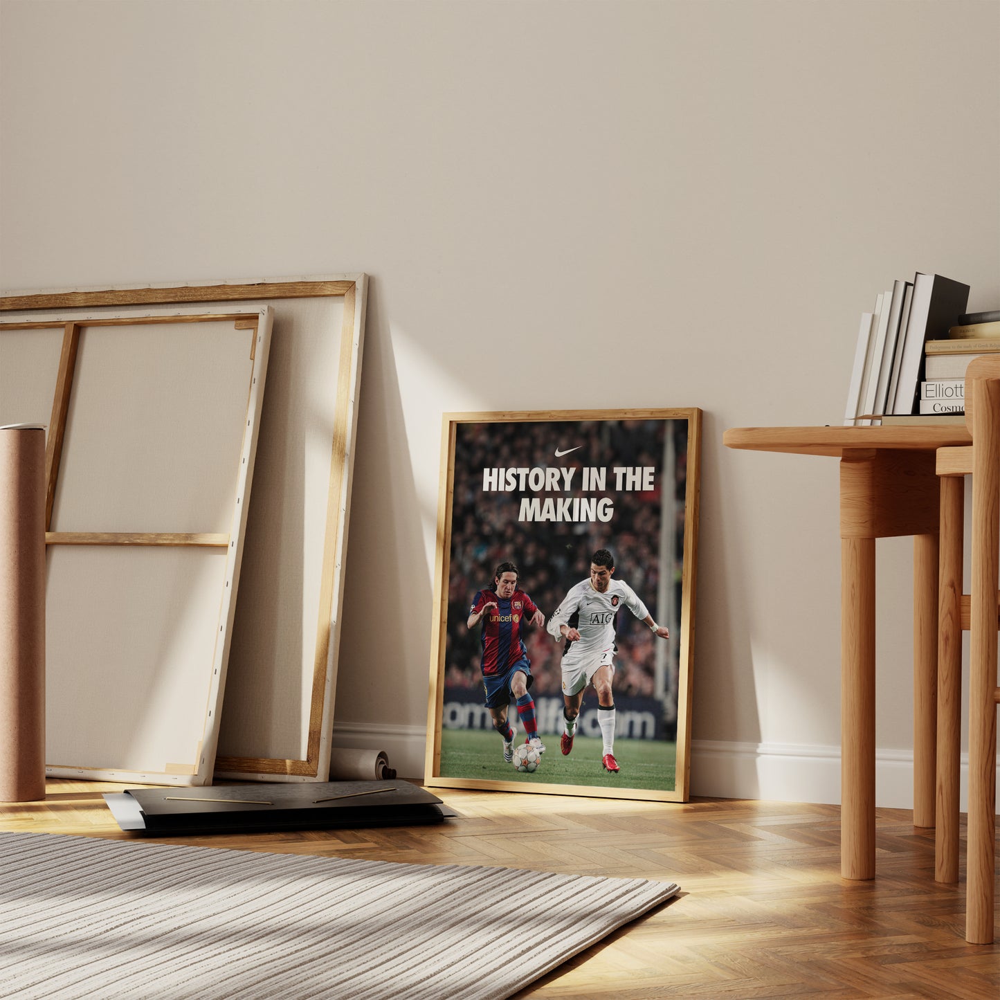 Messi & Ronaldo 'History In The Making' Poster