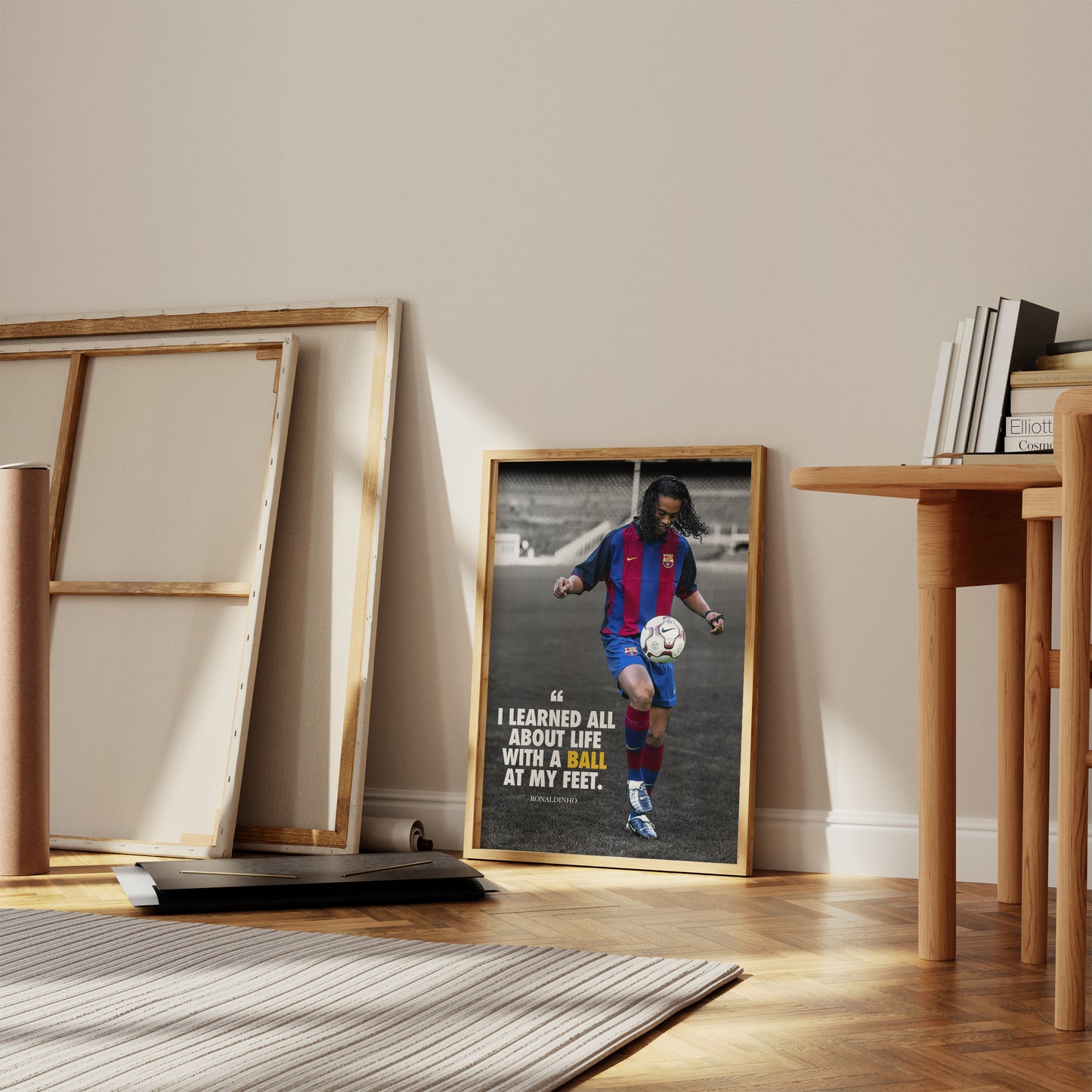 Ronaldinho Quote Poster