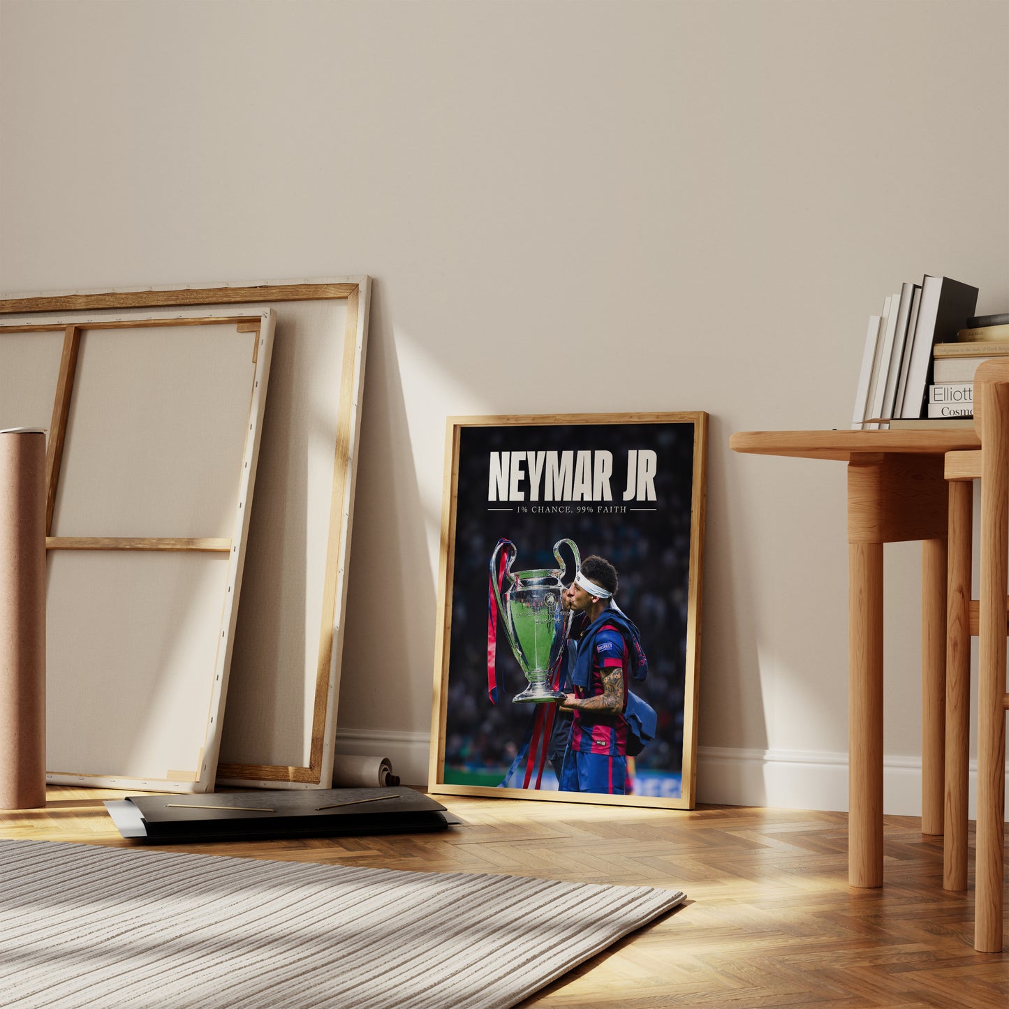 Neymar Jr. '1% Chance, 99% Faith' Poster