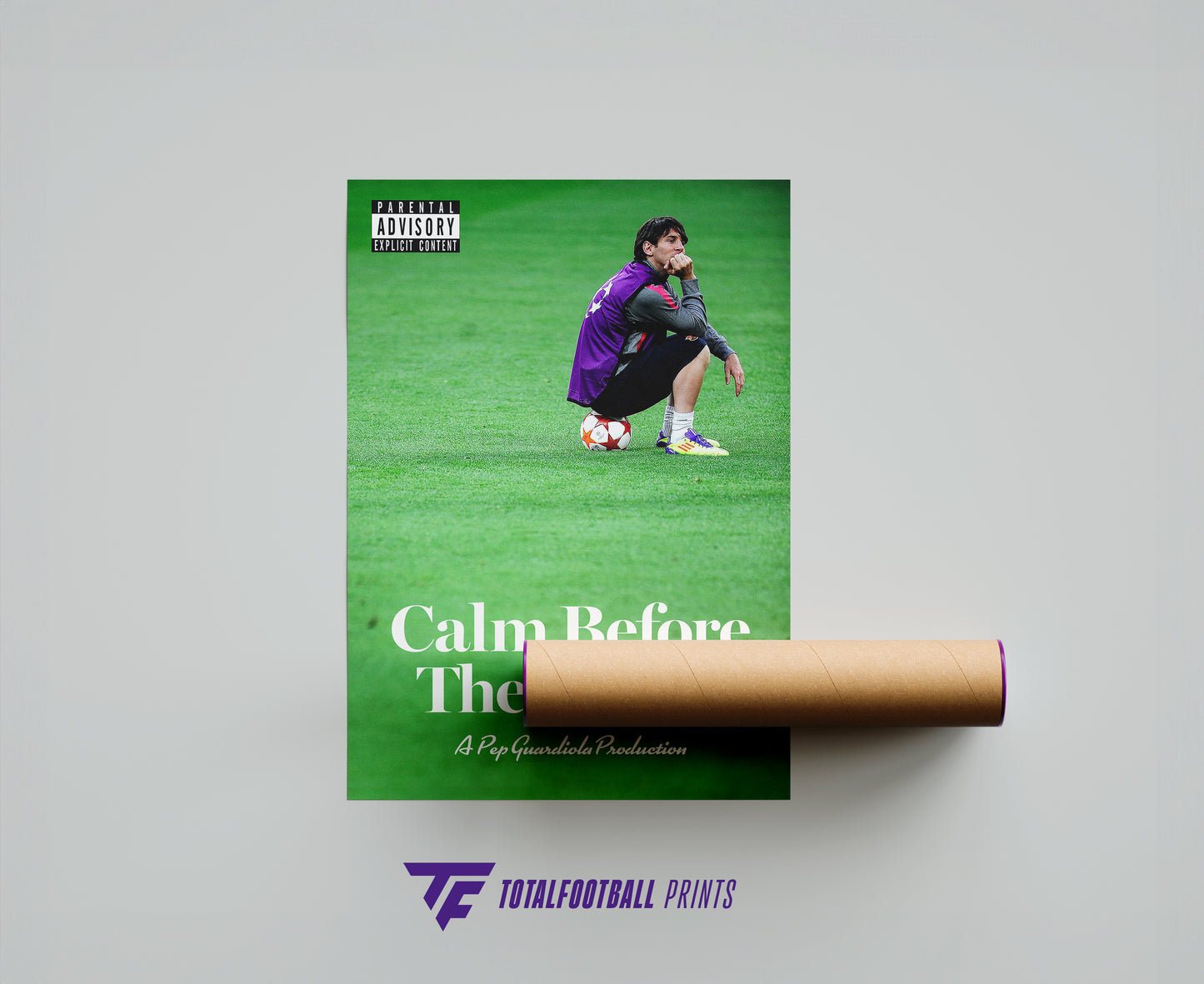 Lionel Messi 'Calm Before The Storm' Poster