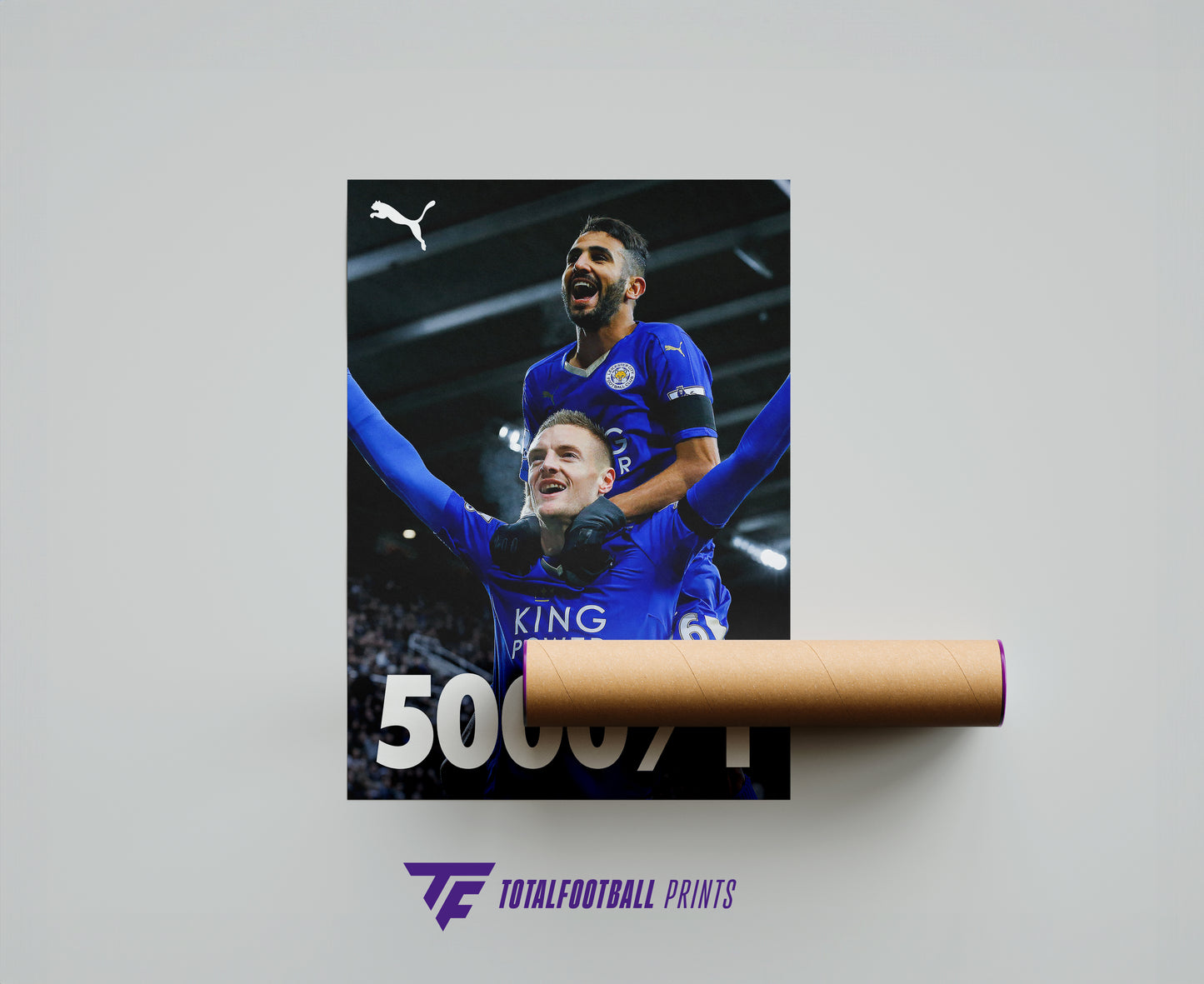 Jamie Vardy '5000/1' Poster