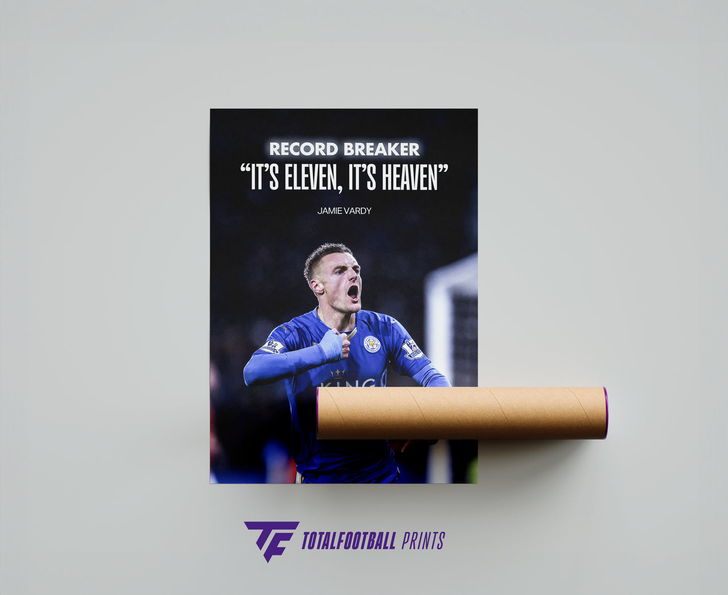 Jamie Vardy 'It's Eleven, It's Heaven' Poster