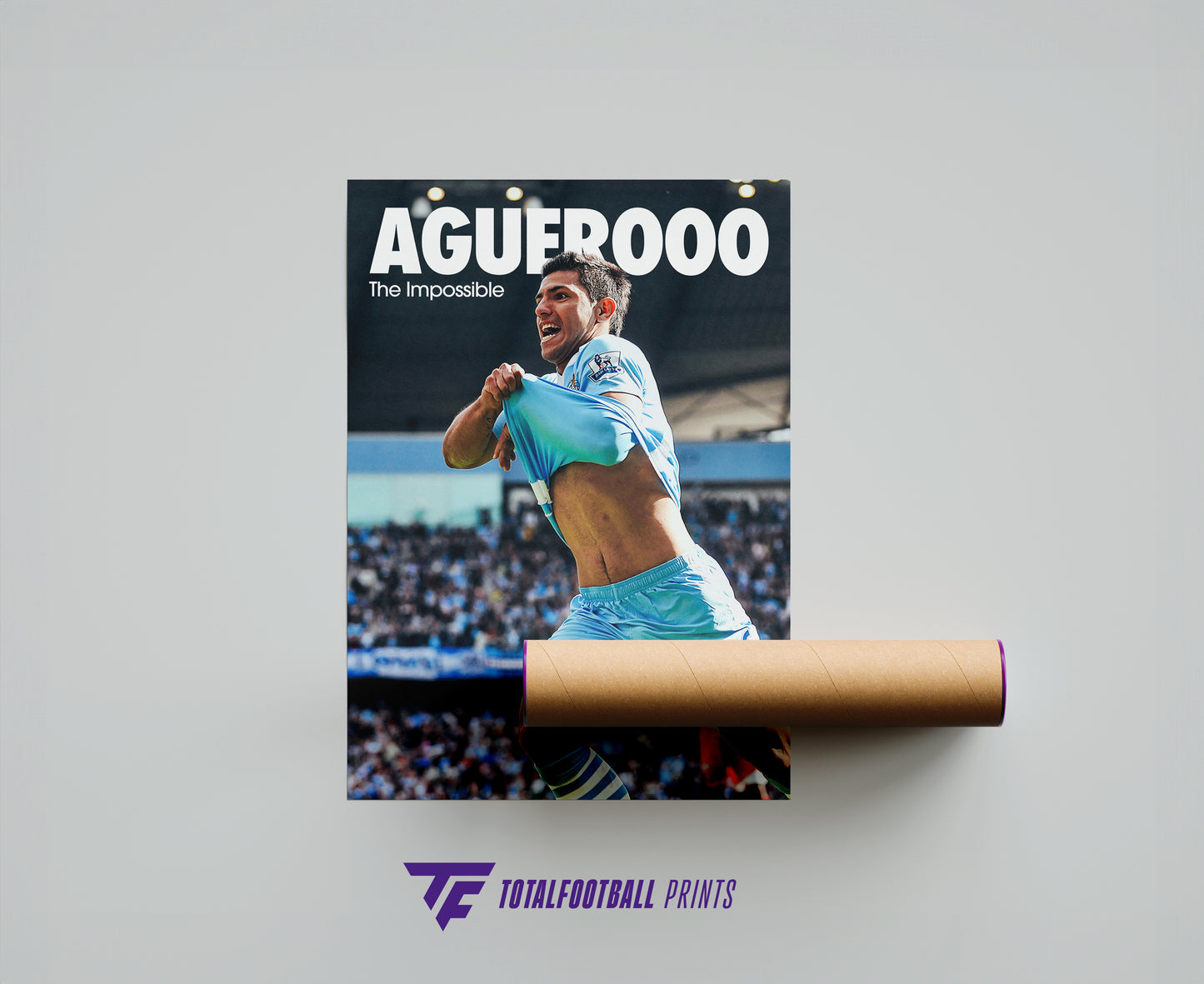 Sergio Aguero 'Aguerooo' Poster