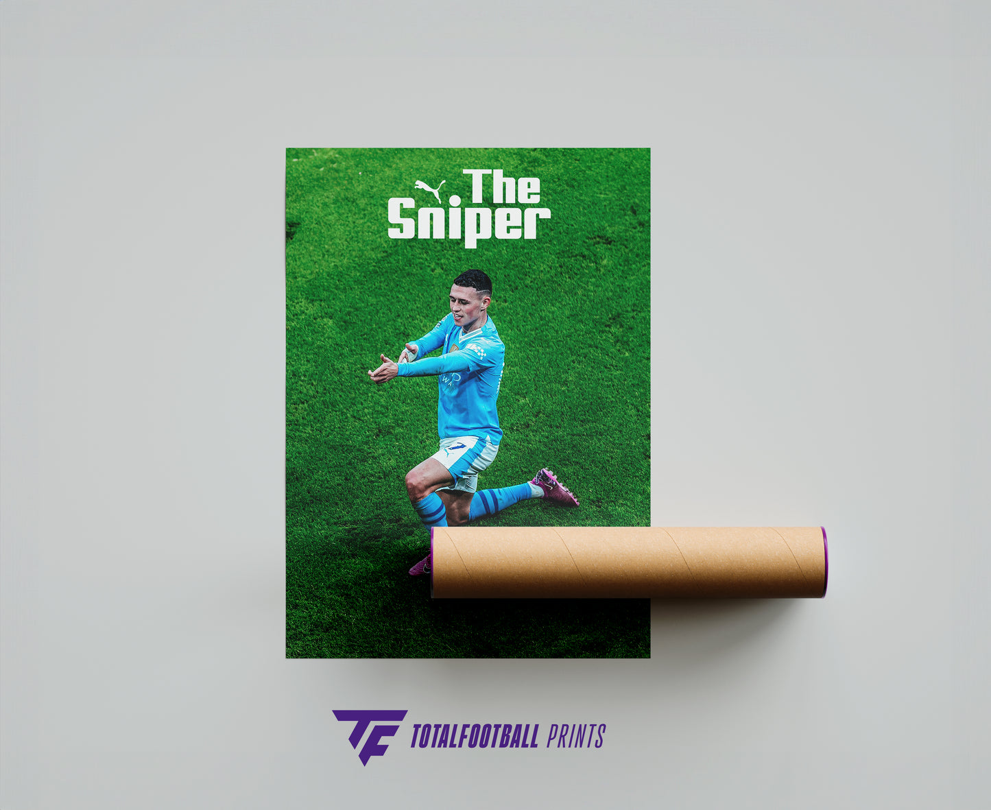 Phil Foden 'The Sniper' Poster