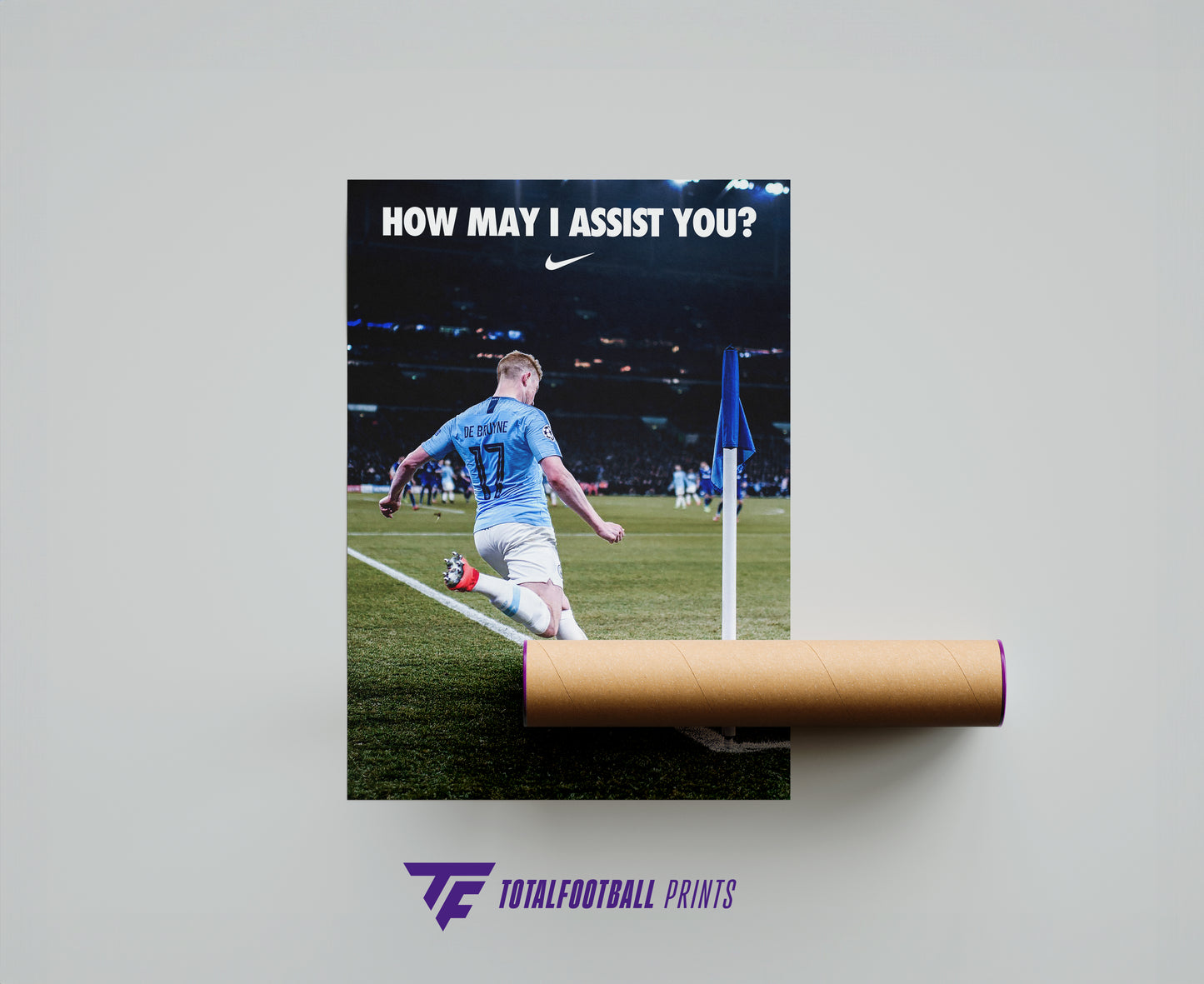 Kevin De Bruyne 'How May I Assist You?' Poster