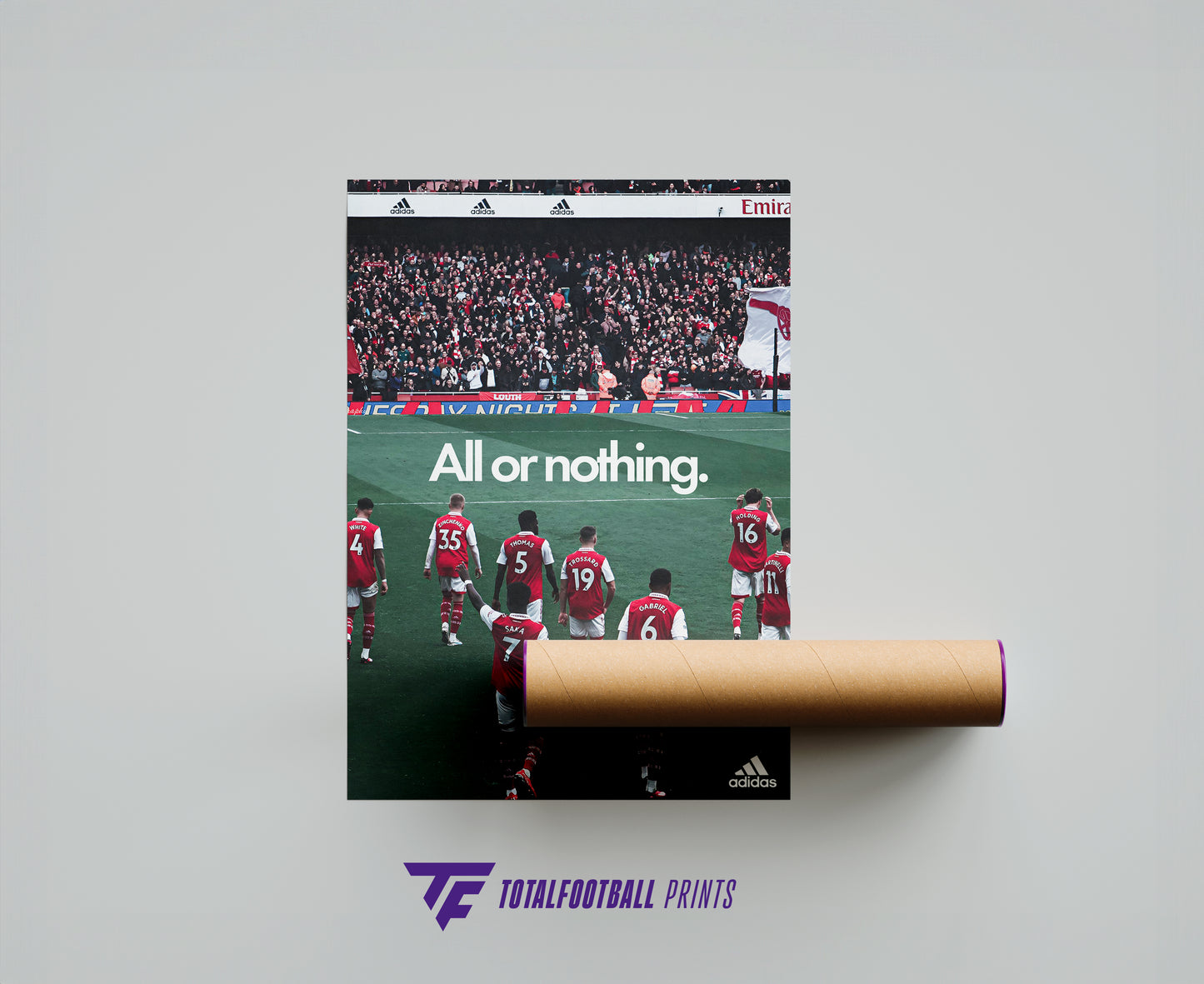 Arsenal 'All Or Nothing' Poster