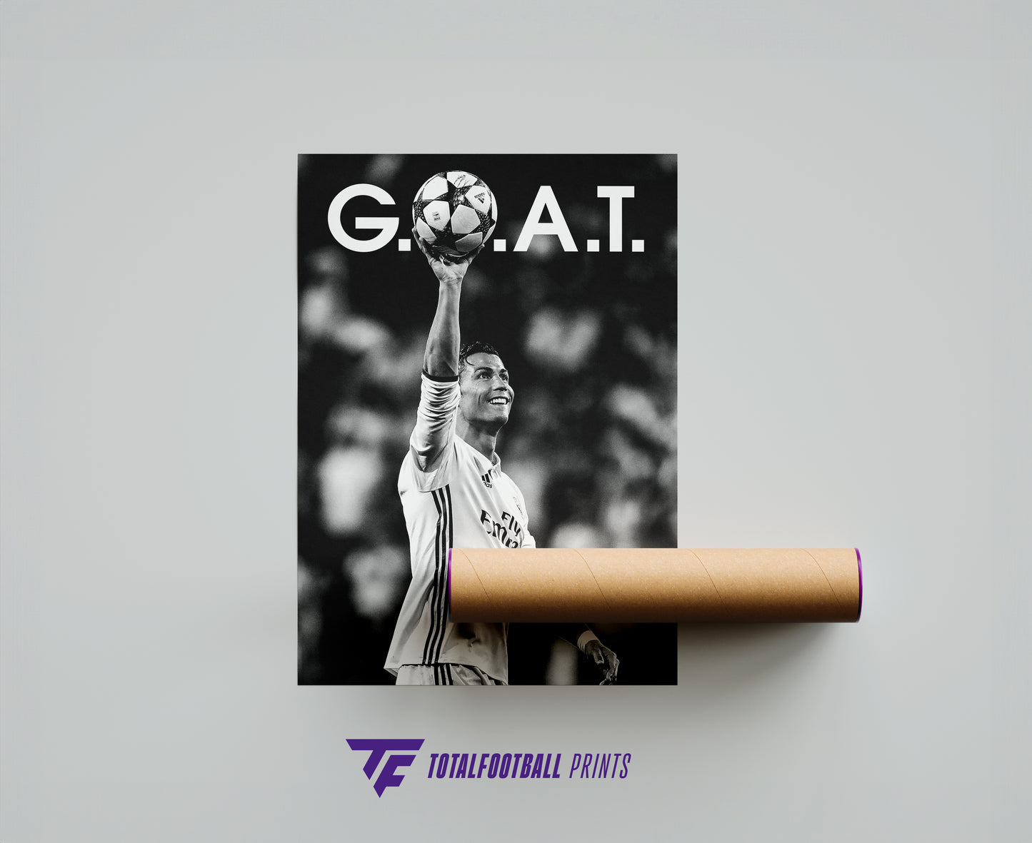 Cristiano Ronaldo 'GOAT' Poster