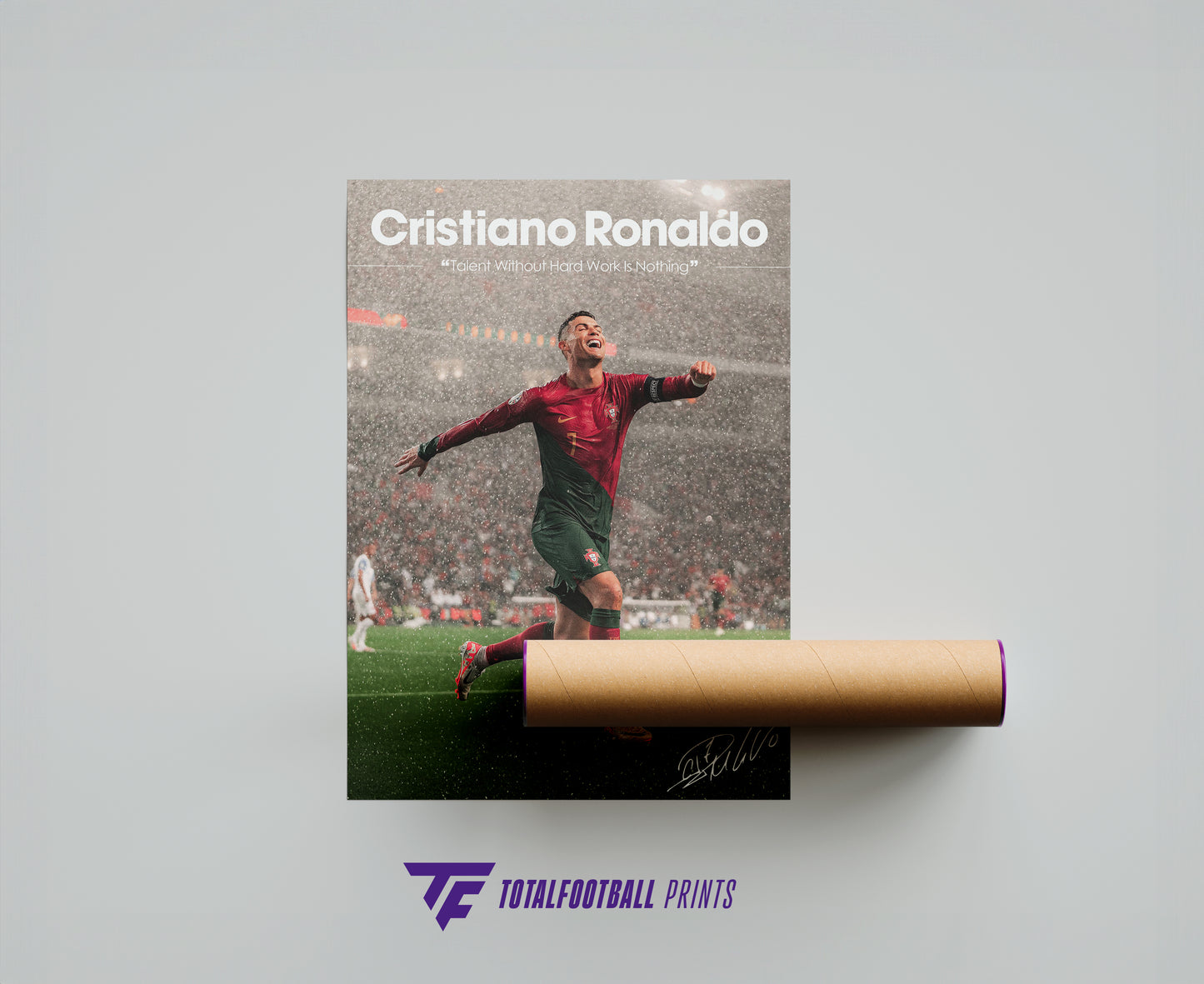 Cristiano Ronaldo 'Hard Work' Poster