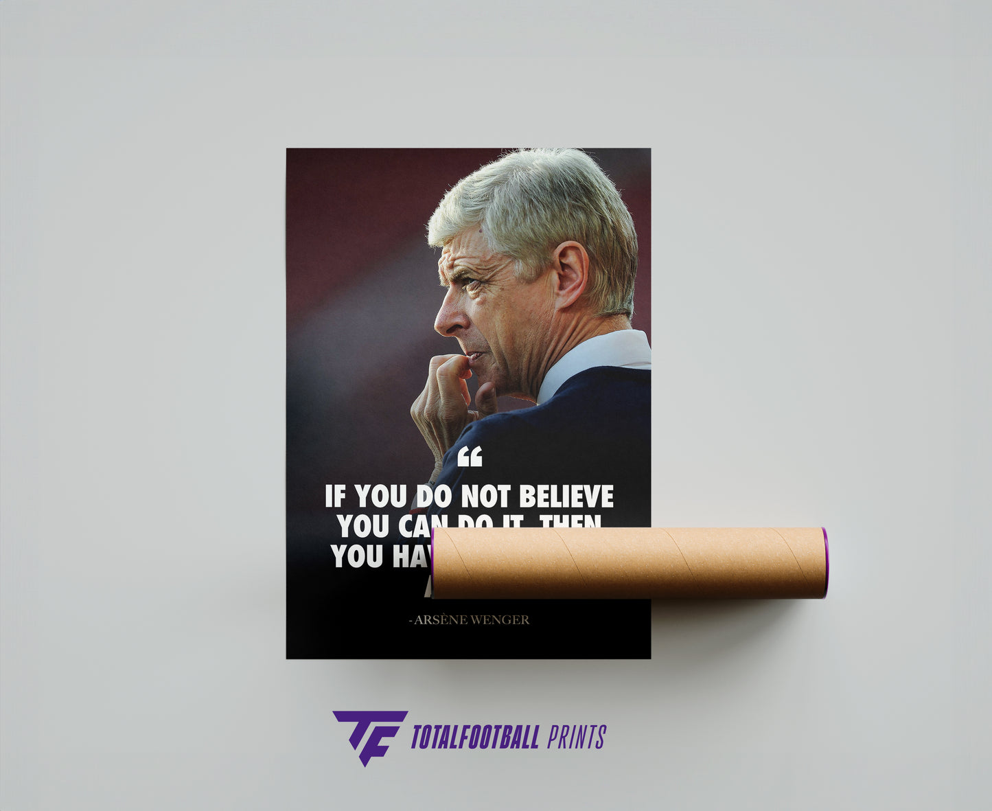 Arsène Wenger Quote Poster