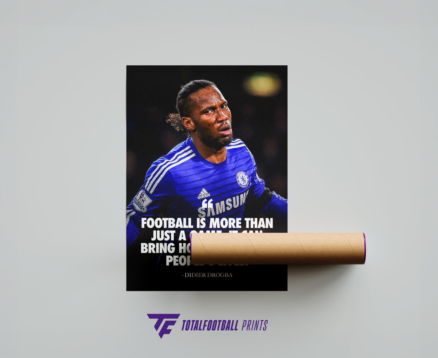 Didier Drogba Quote Poster