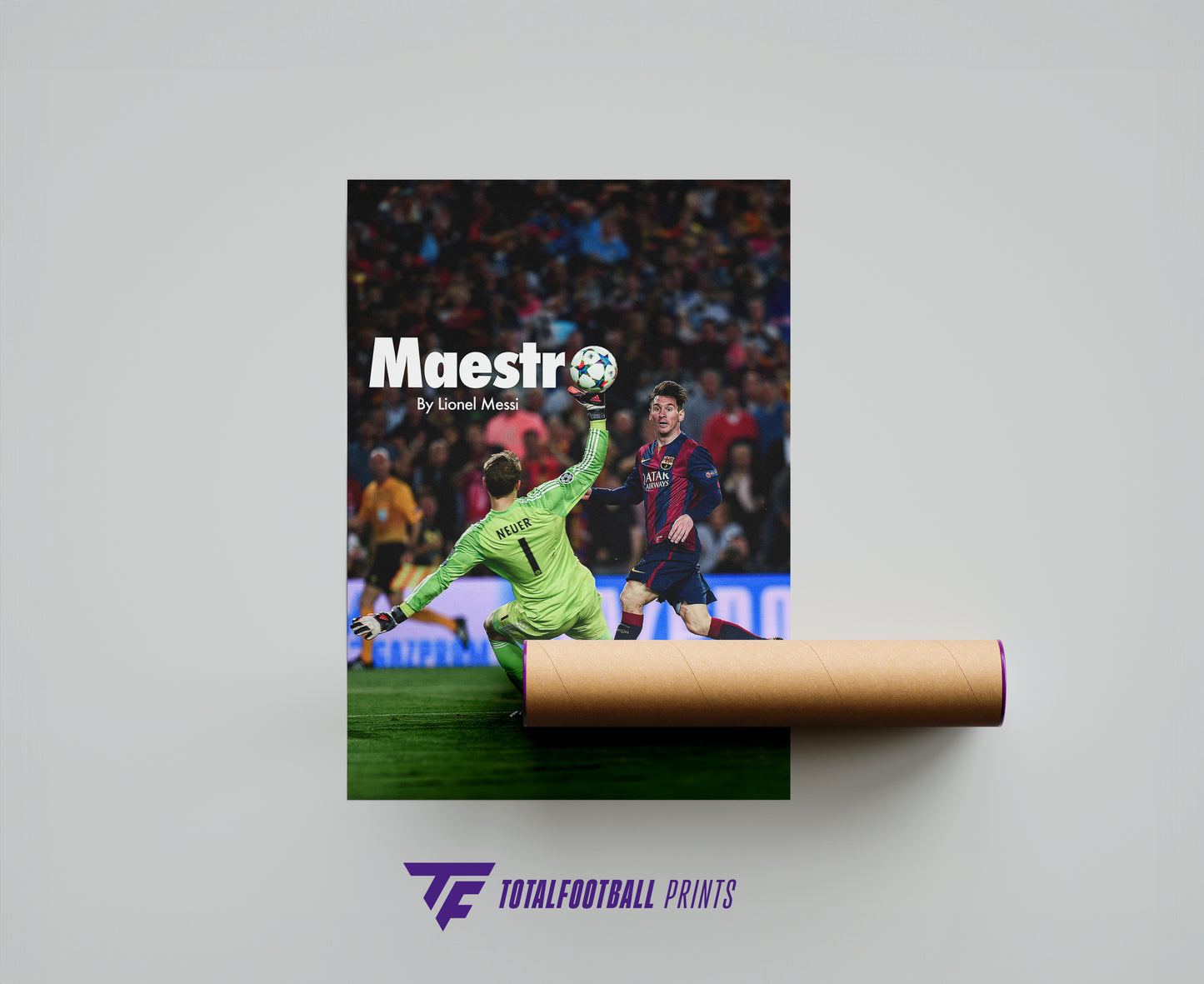 Lionel Messi 'Maestro' Poster